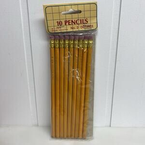 Vintage Pack Of 10 No. 2 Pencils Unopened W-1507